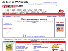 Tablet Screenshot of cyberbrands.com